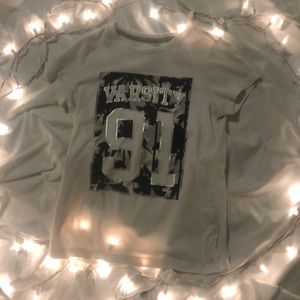 Varsity 91 white t-shirt